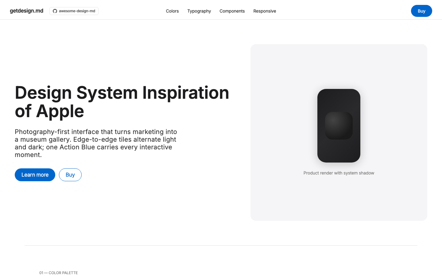 Apple 디자인 시스템 프리뷰