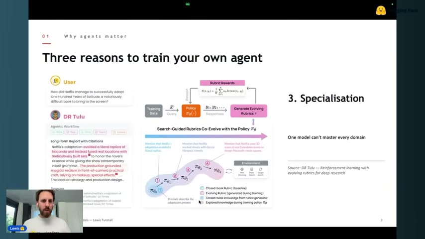 자기 에이전트를 훈련해야 하는 3가지 이유, 특히 Specialisation